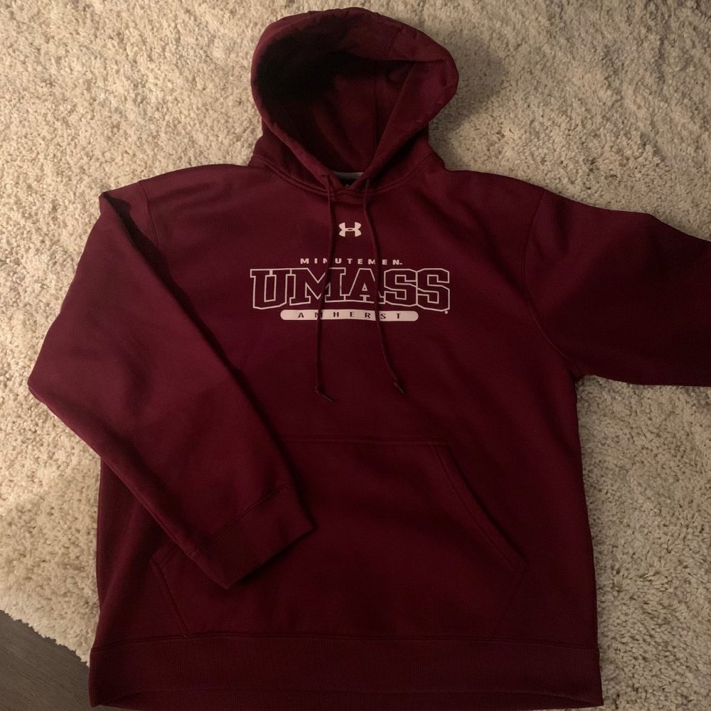 Men's Under Armour Hooded Sweatshirt UMass Amhert